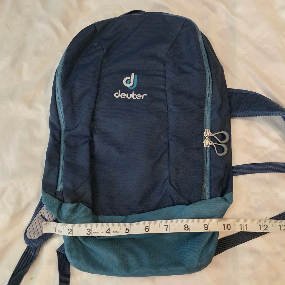 Deuter Hiking Backpack DayPack Navy Blue Teal Lightweight Outdoor 1170719